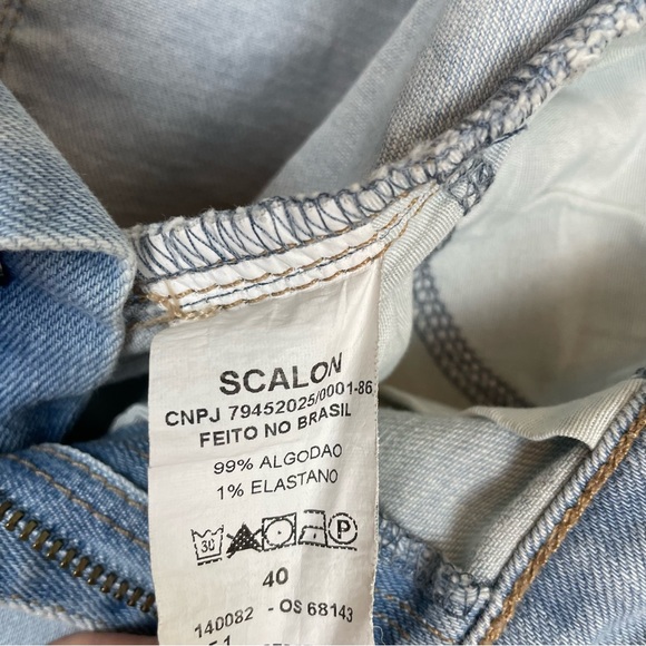 Scalon Flare Leg Jeans Size 40 (Medium) - Picture 7 of 7